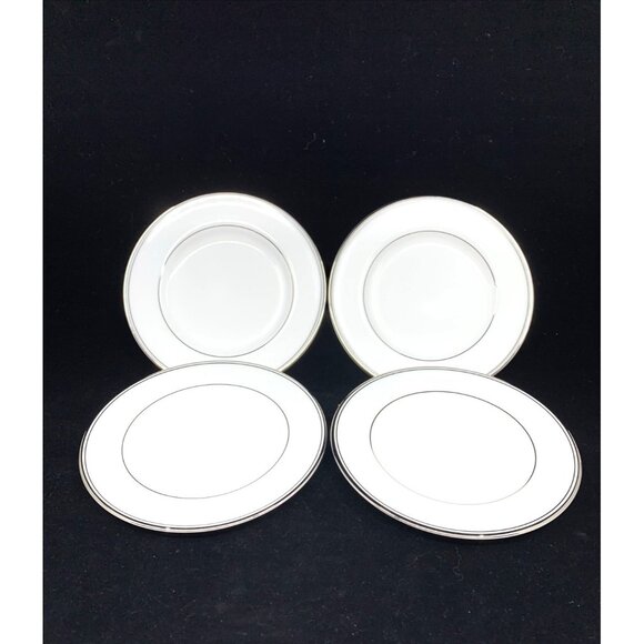 4 Waterford Kilbarry Platinum Bread & Butter Plates 6" Fine Bone China 2103489 - Picture 1 of 10